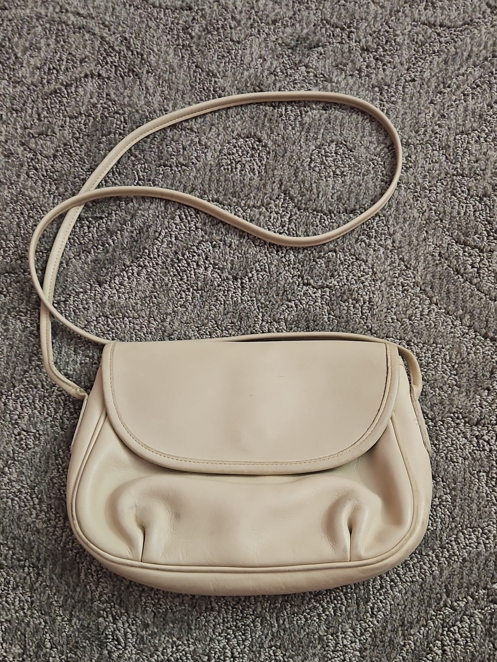 COACH Vintage Cafe Bag Lightweights Glovetanned Cowhide Leather Bone